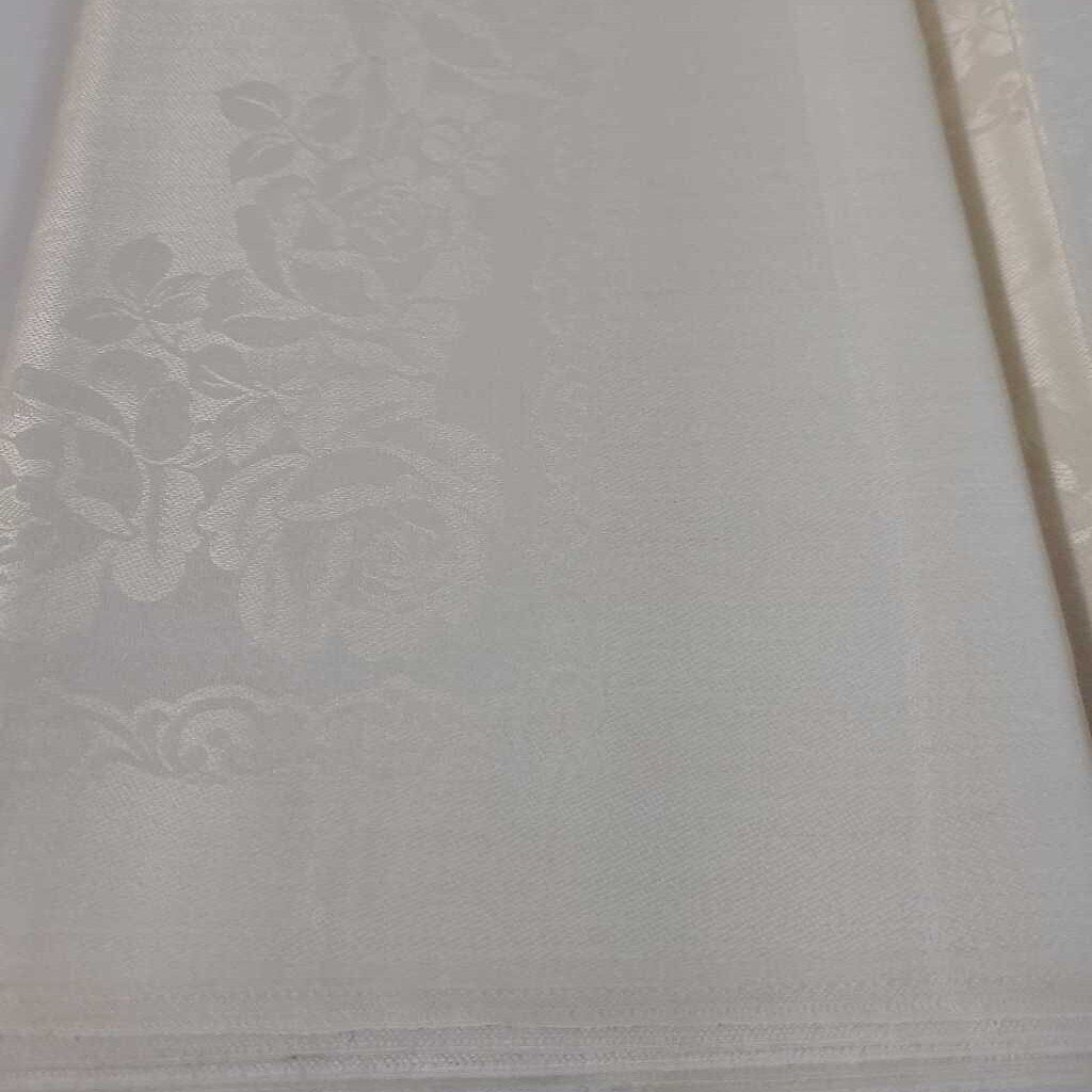 VTG LINEN TABLECLOTH/RUNNER