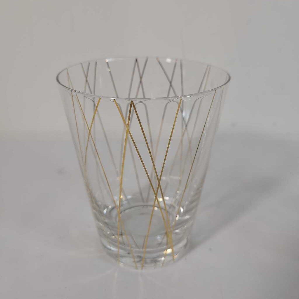 S/4 MIKASA CHEERS PARTY DOUBLE OLD FASHIONED GLASSES