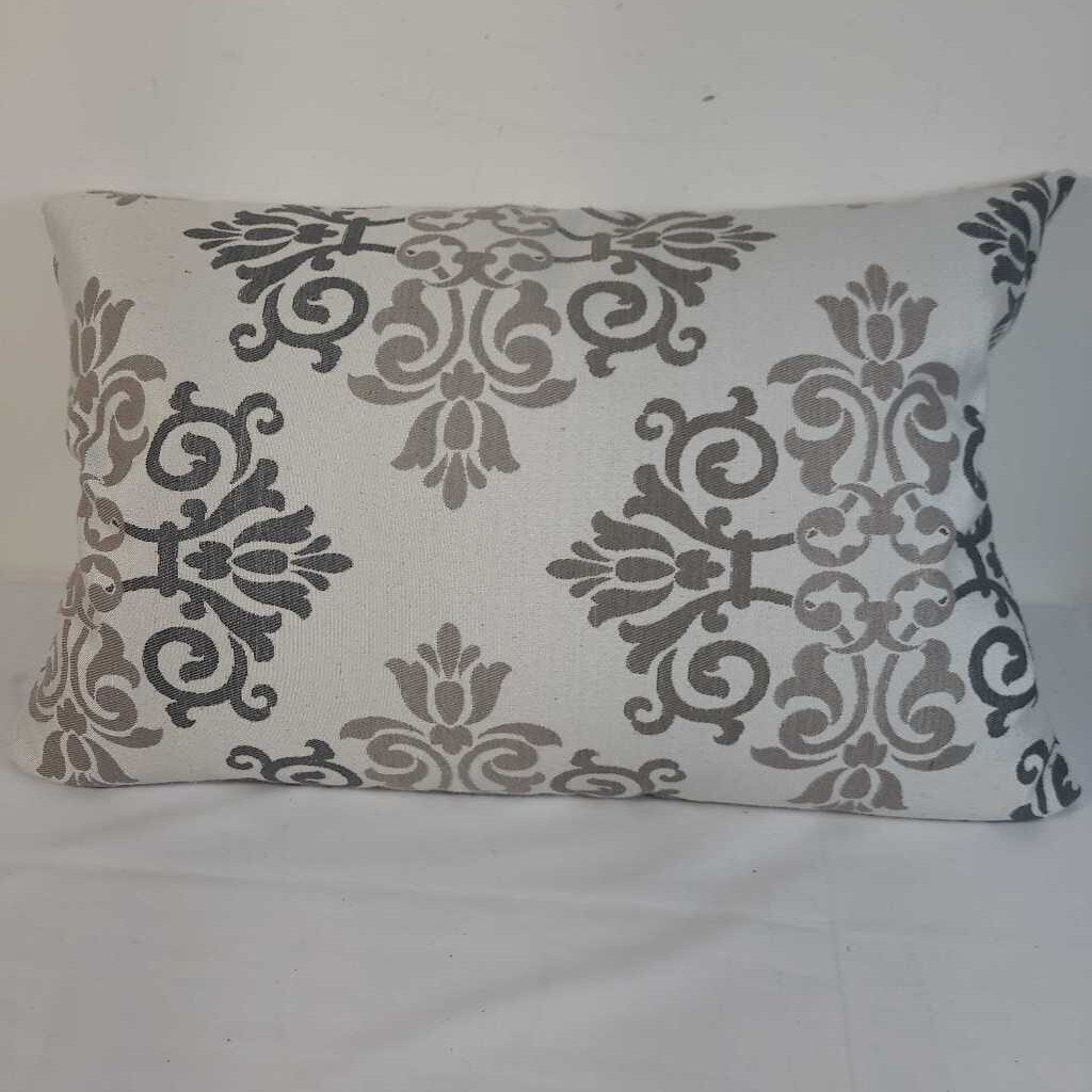PATTERNED DOWN FILLED LUMBAR PILLOW