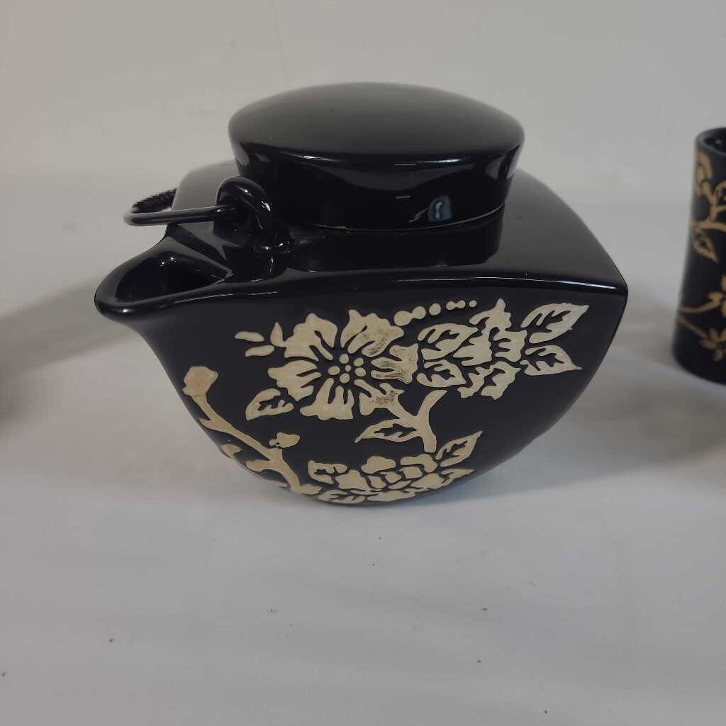 5PC CERAMIC TEA SET