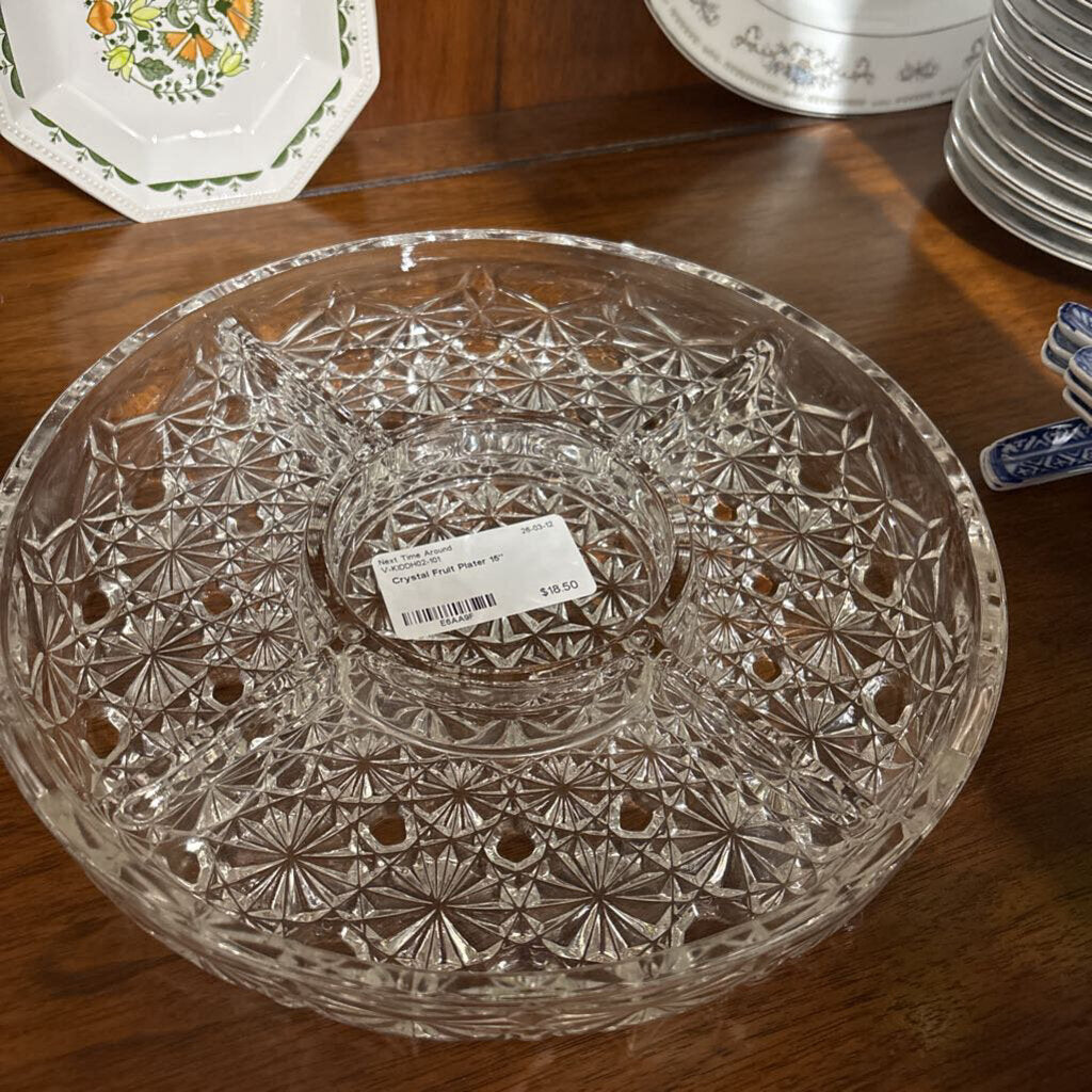 Crystal Fruit Plater