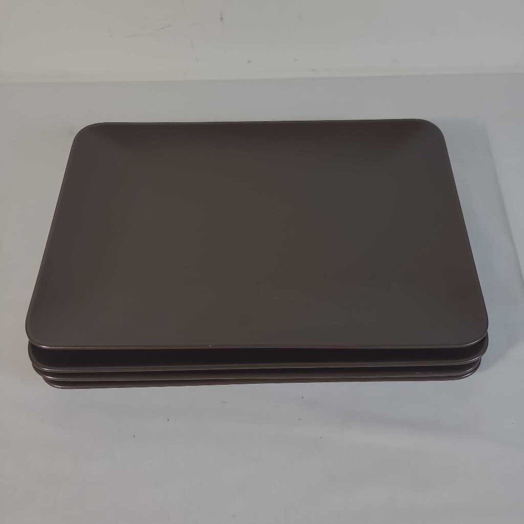 S/4 IKEA DINERA RECTANGULAR DINNER PLATES