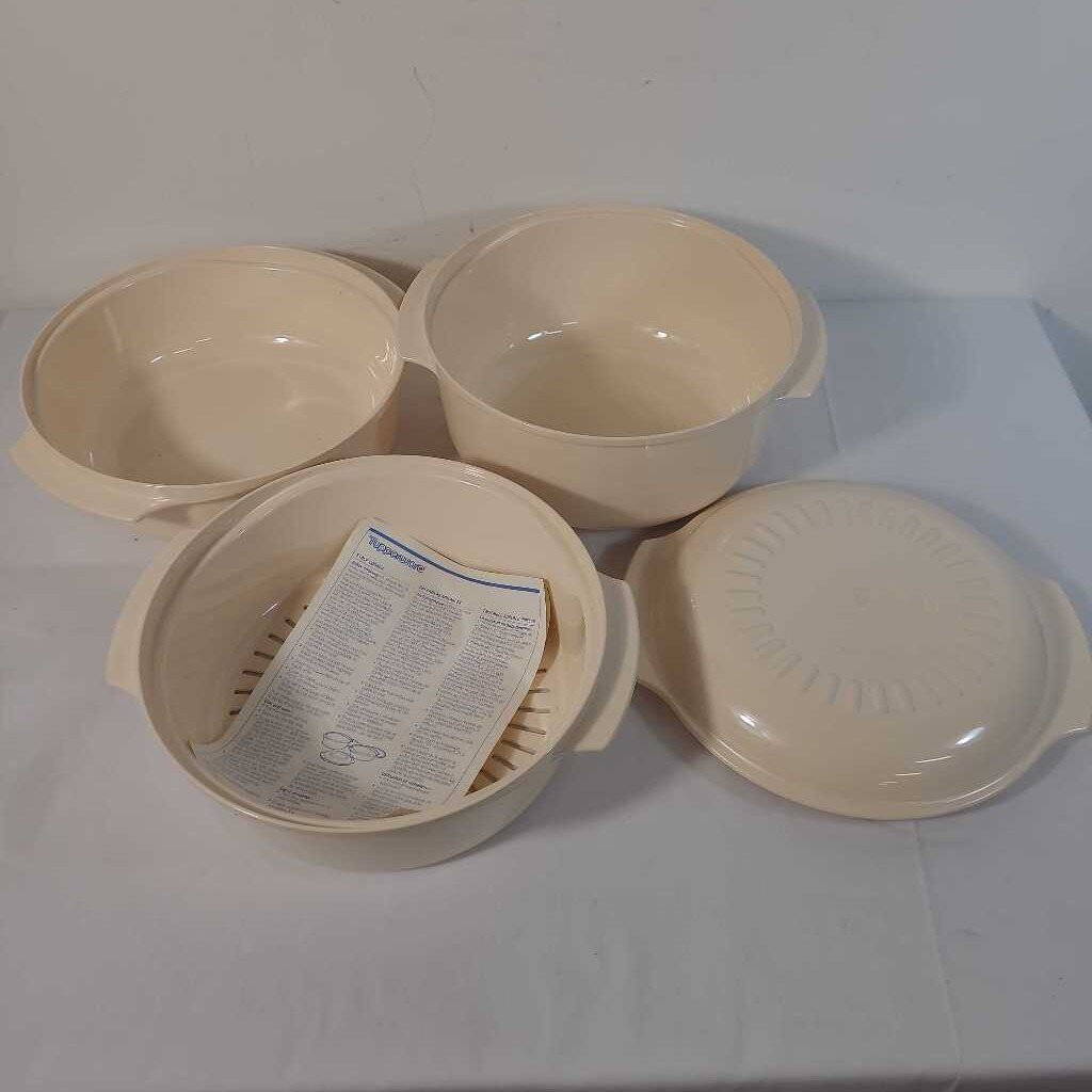4PC TUPPERWARE STACK COOKER
