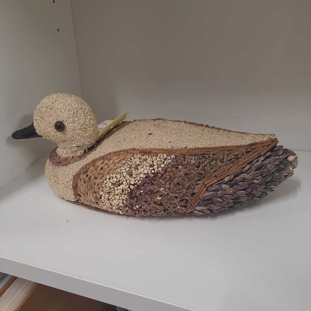 Vintage Seed Art Duck