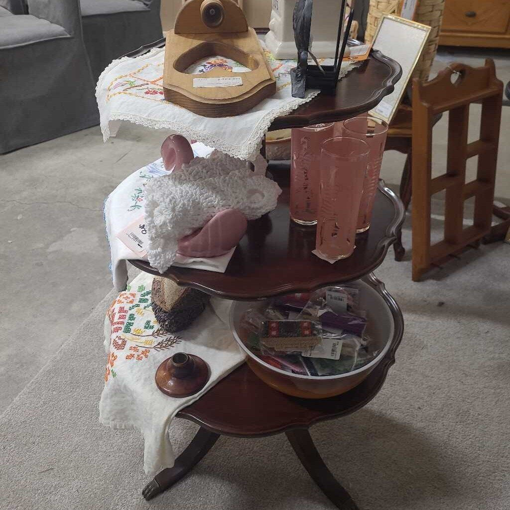 Three Tier Duncan Phyfe Pie Table
