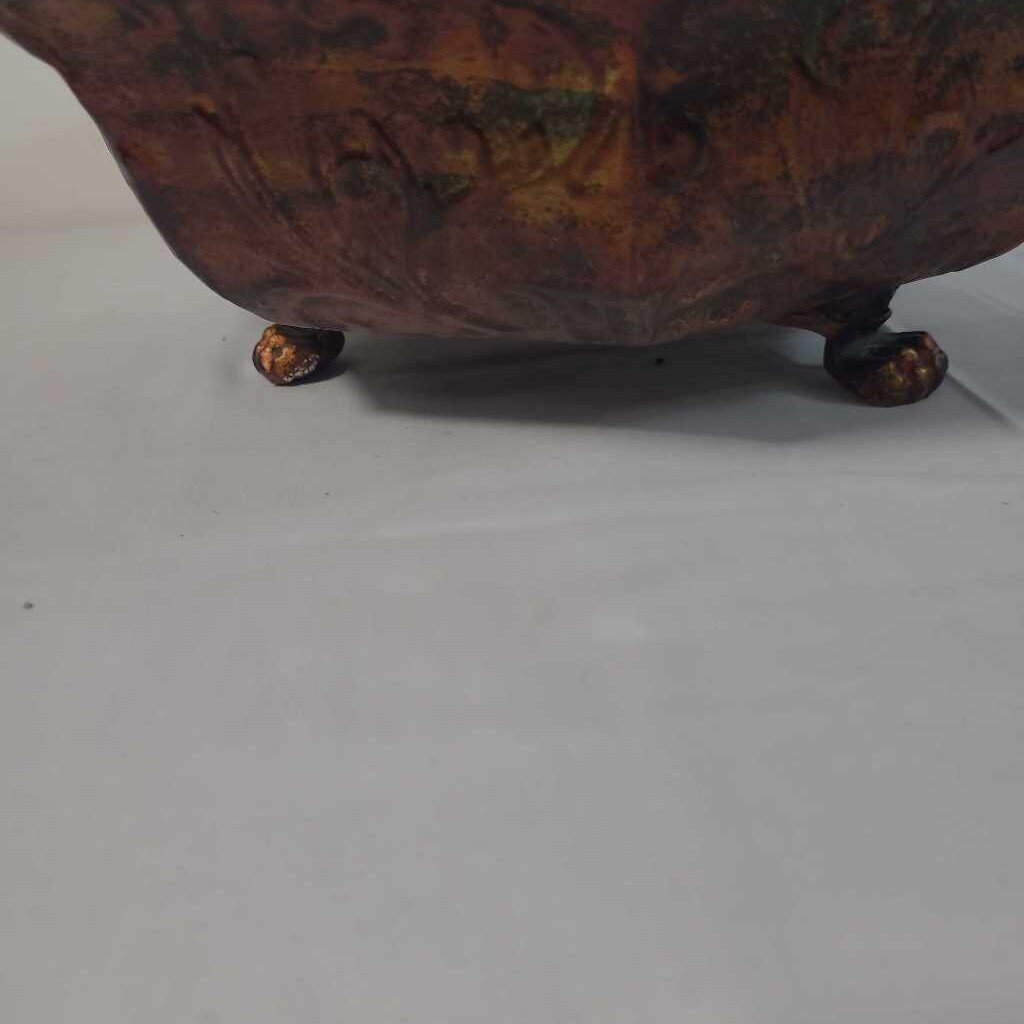COPPER FOOTED BOWL