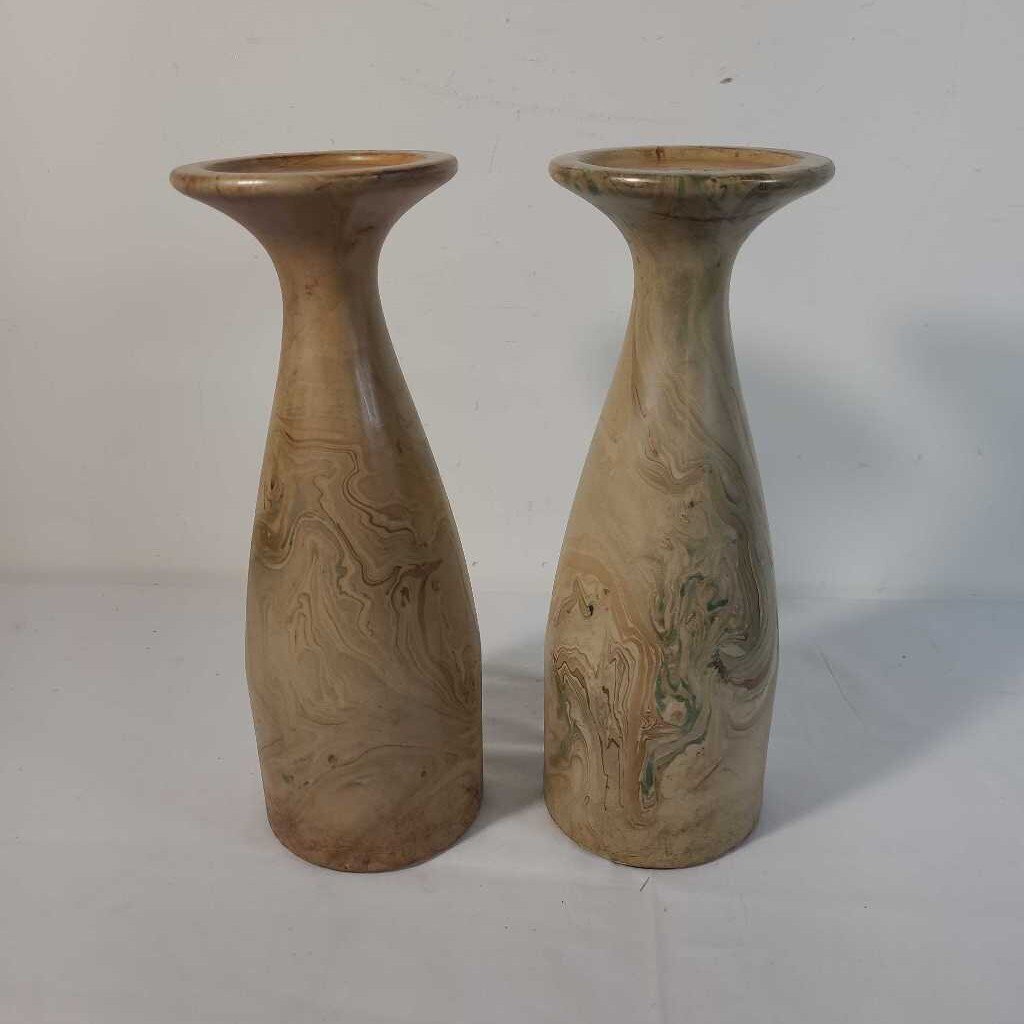 PR MULTI COLOURED CANDLE HOLDERS