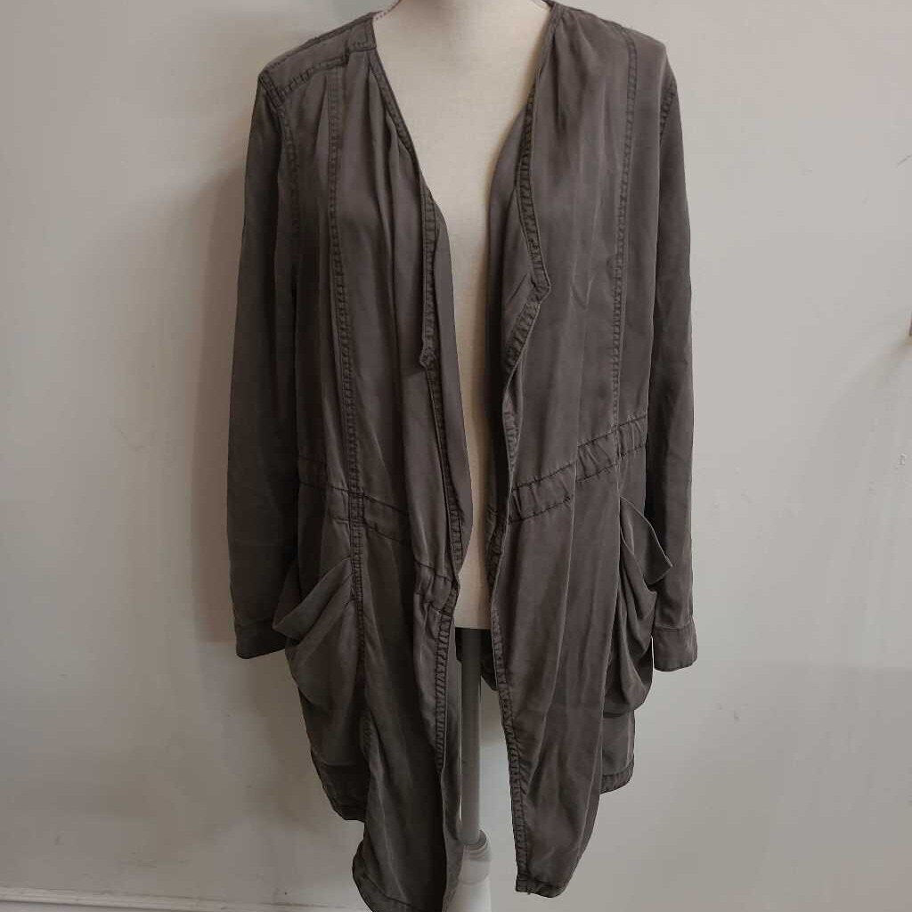KHAKI LOOSE JACKET