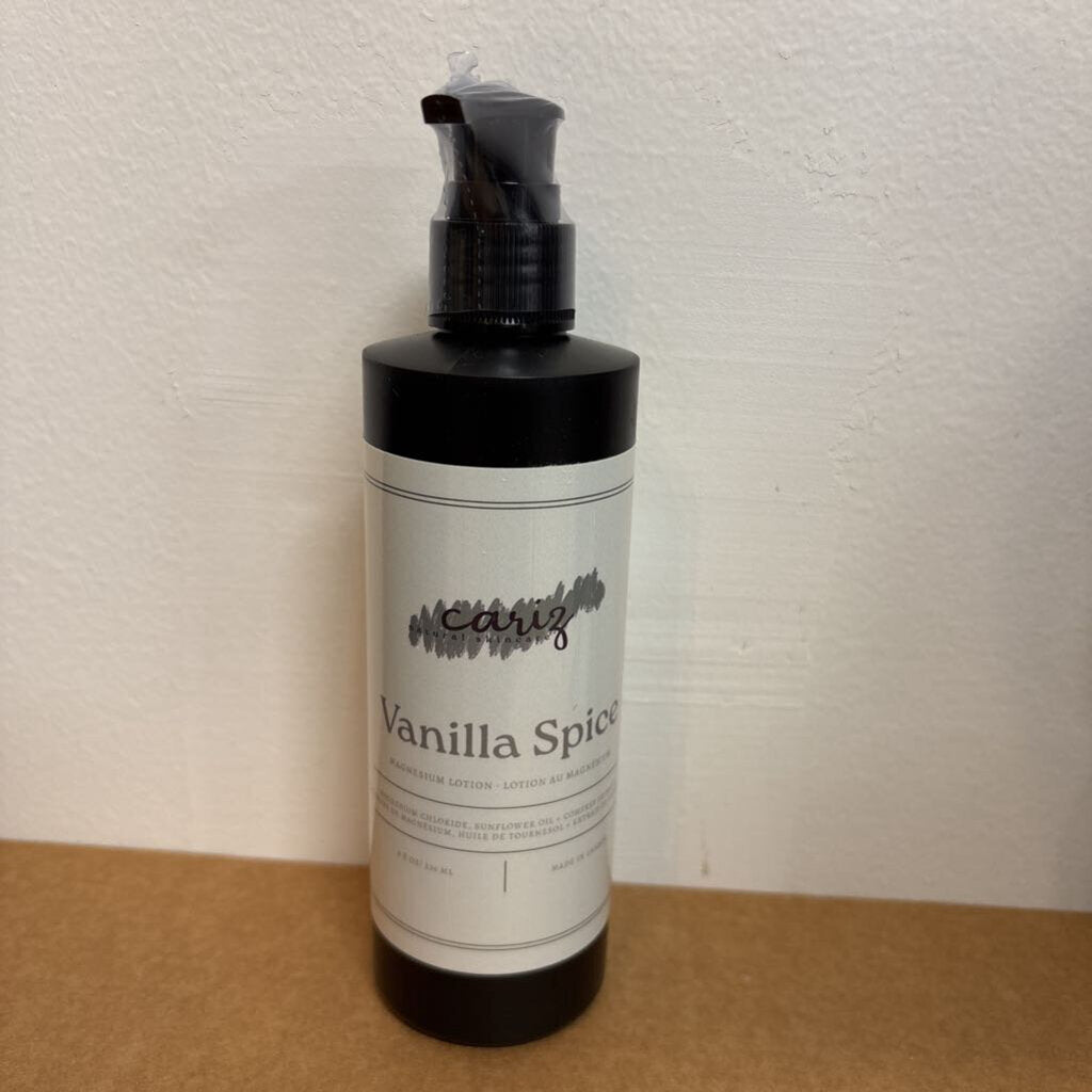 Magnesium Lotion Vanilla Spice