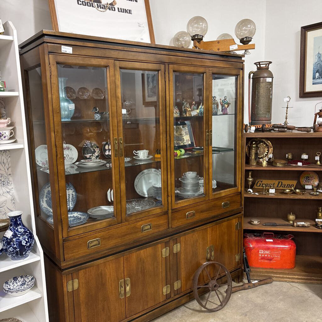 Wooden Buffet and Hutch