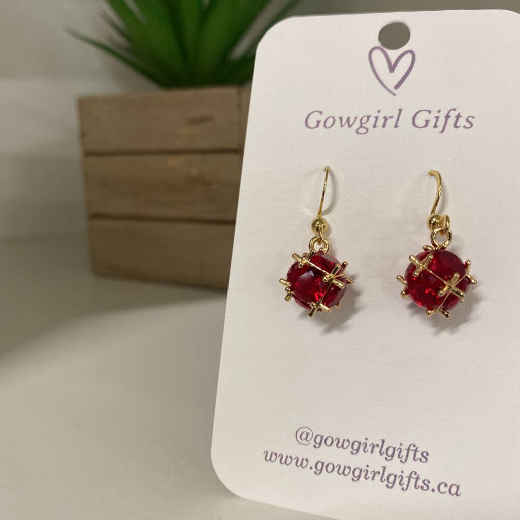 Earrings - Spiky Crystals