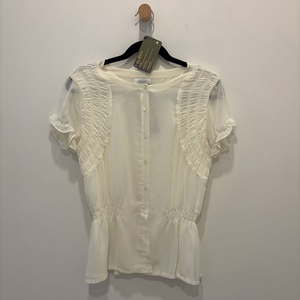 KATE HILL - SHORT SLEEVE BLOUSE