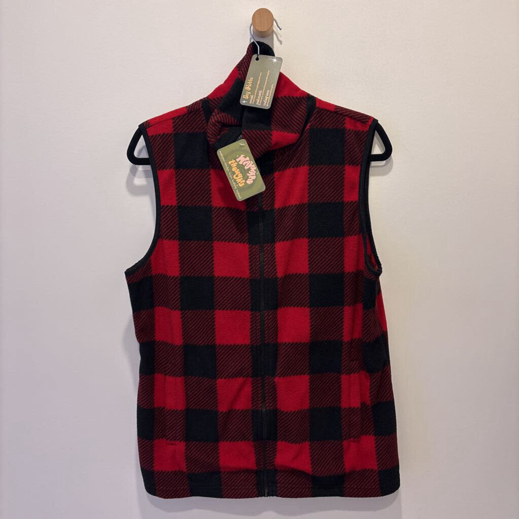 CHAPS - FLEECE FULL ZIP VEST