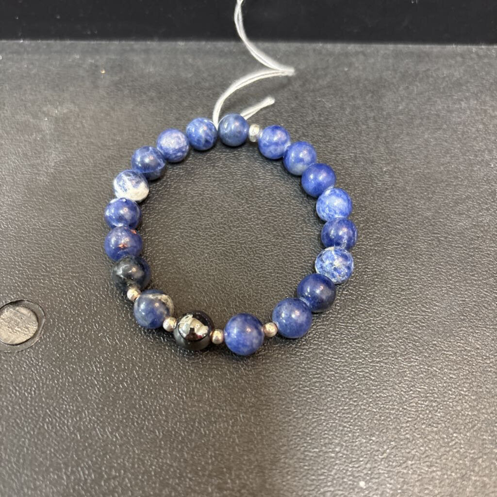 Sodalite with Hematite Focal