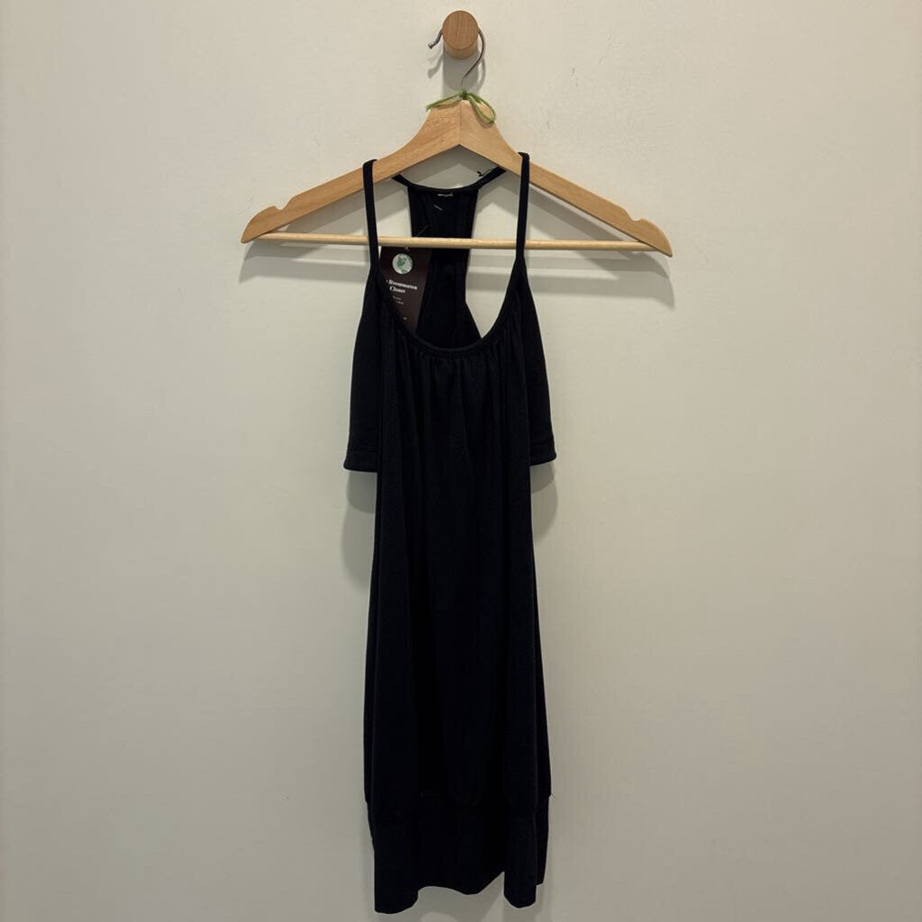 BLACK LULULEMON FULL LENGHT TANK
