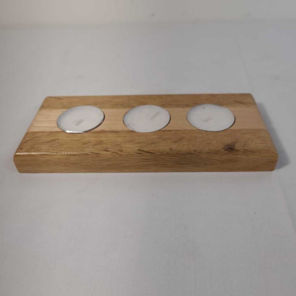WOOD TEA LIGHT HOLDER