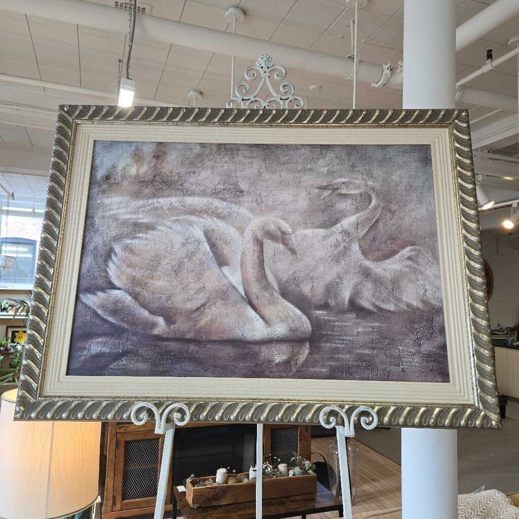 FRAMED SWAN PRINT