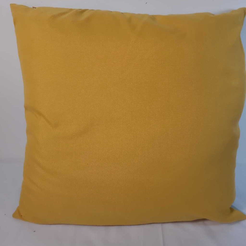 BLUE/GREEN FLORAL PILLOW