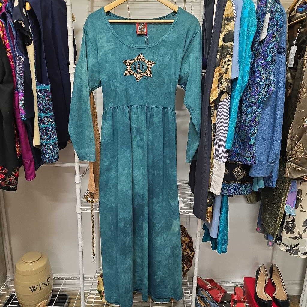 Dagoli Canada "Celebrating People" Dyed Cotton Dress SZL