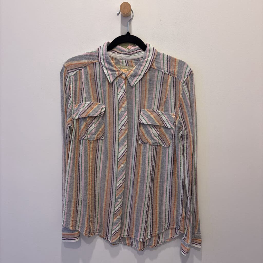 WE THE FREE - CRINKLE BUTTON DOWN