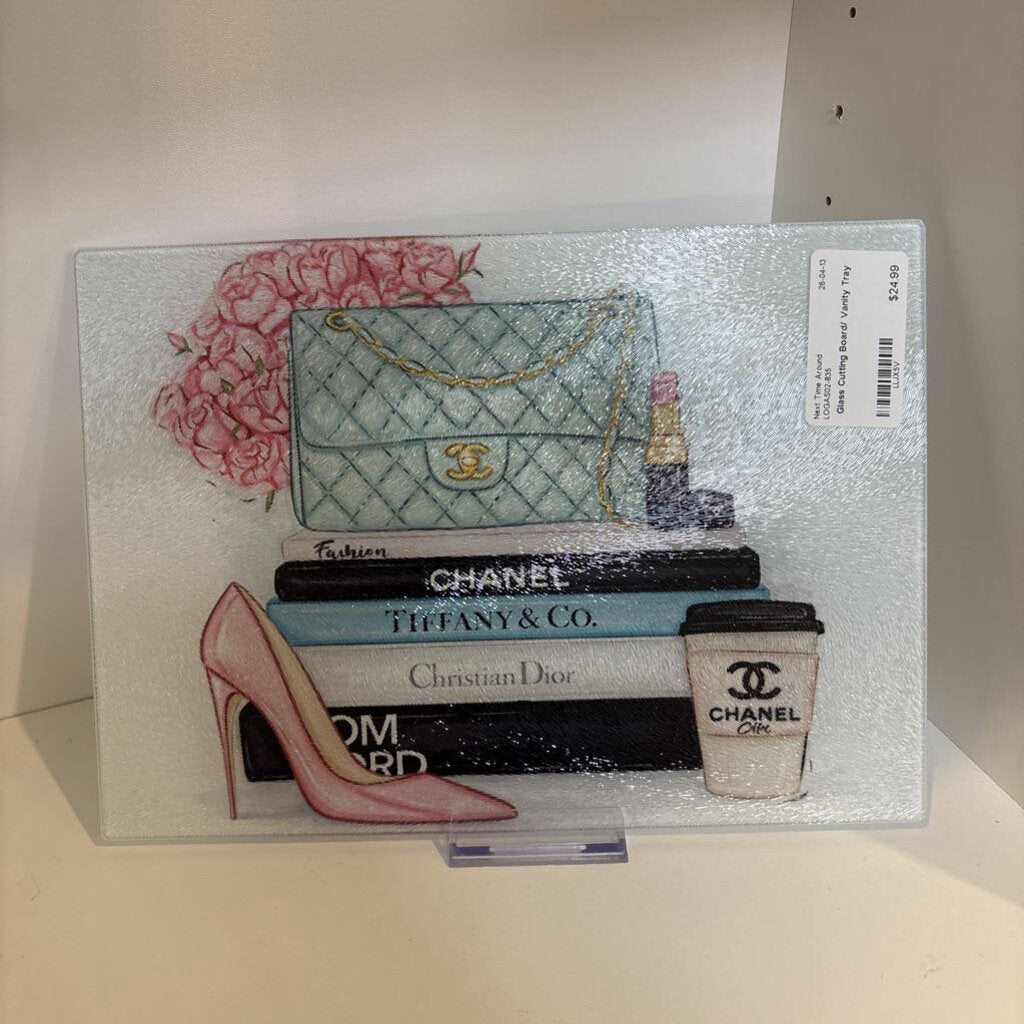 Glass Cutting Board/ Vanity Tray