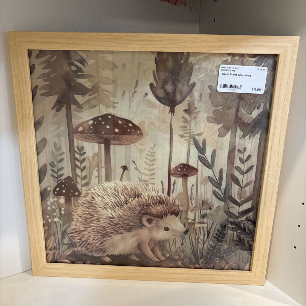 Decor Frame Groundhog
