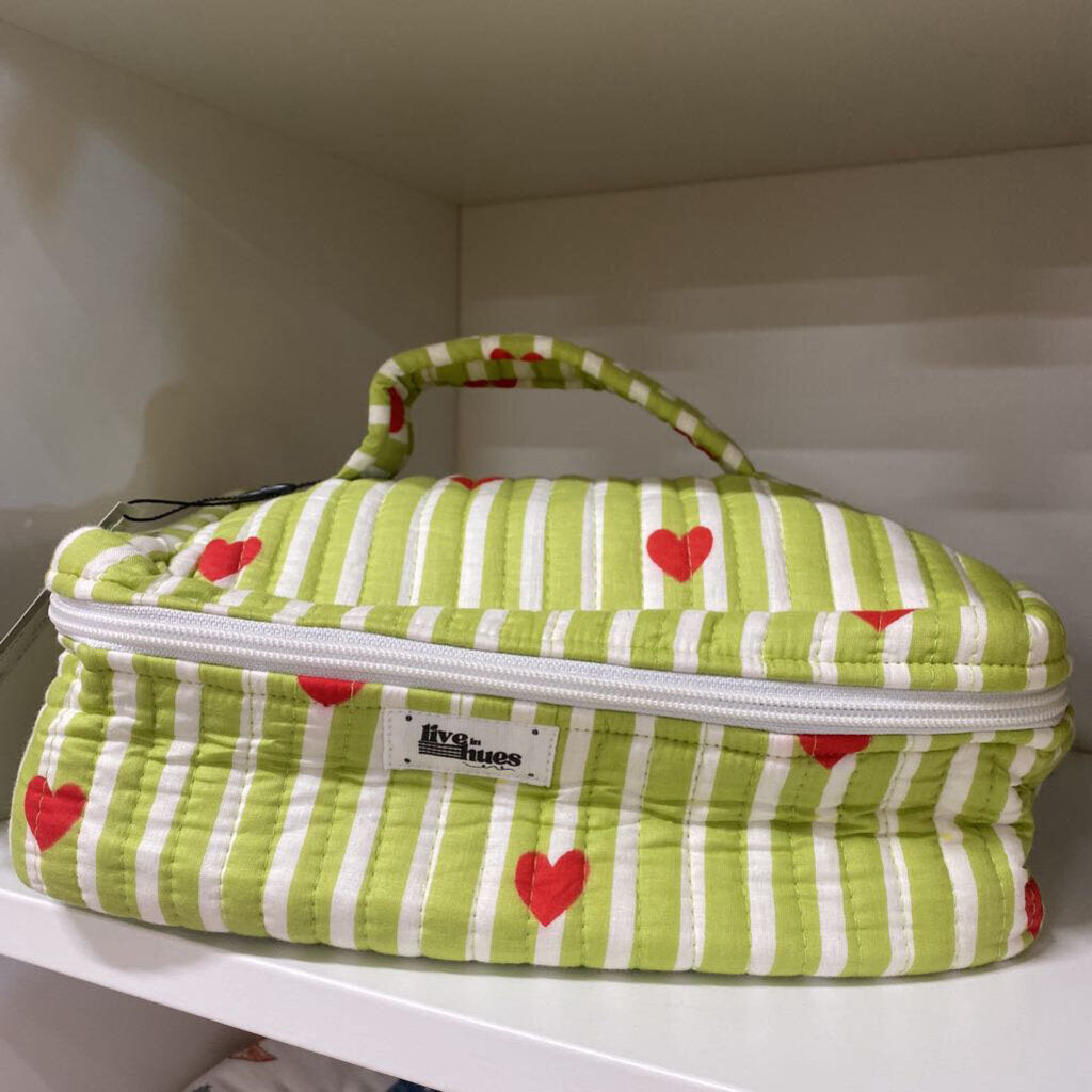 GREEN LOVE VANITY BAG