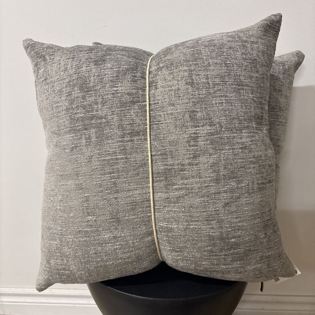 TEXTURED GREY-FEATHER INSERT, PRICE FOR 2