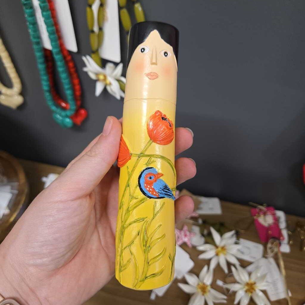 FACE BUD RESIN VASE - STYLE E