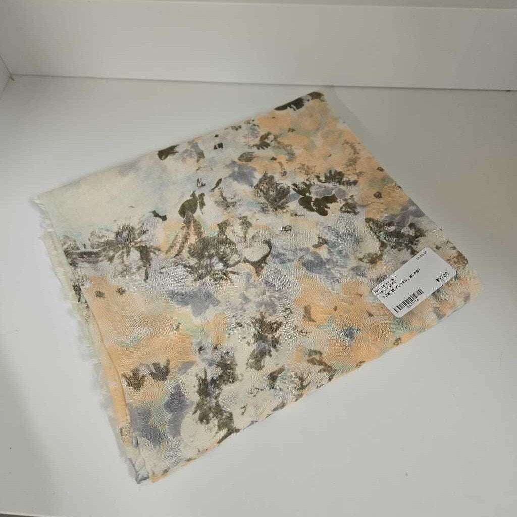 PASTEL FLORAL SCARF