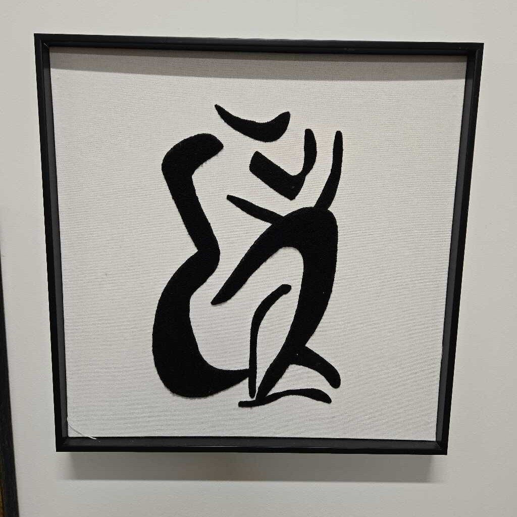STITCHED OUTLINE OF WOMAN B