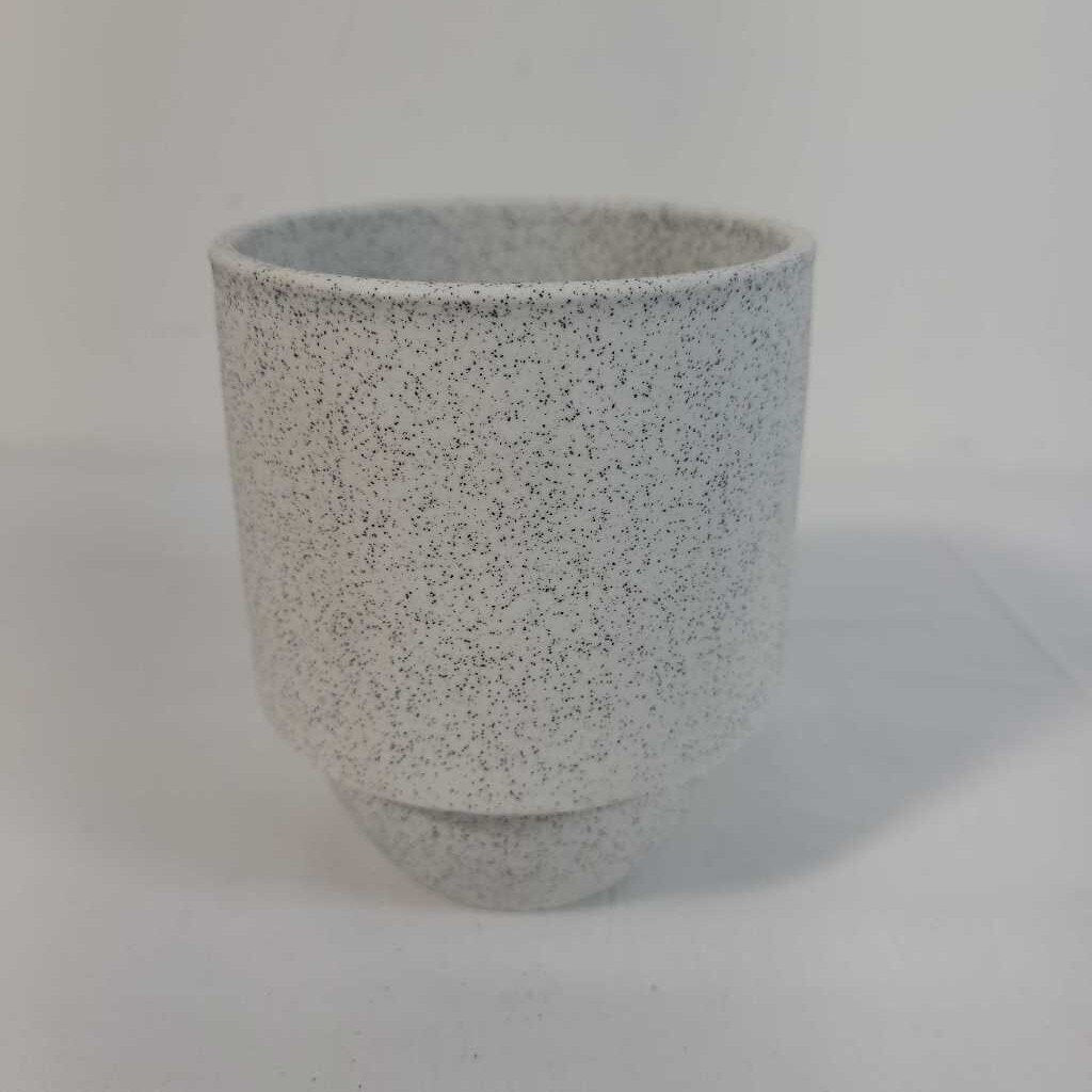3.5" SPECKLED FLOWER POT
