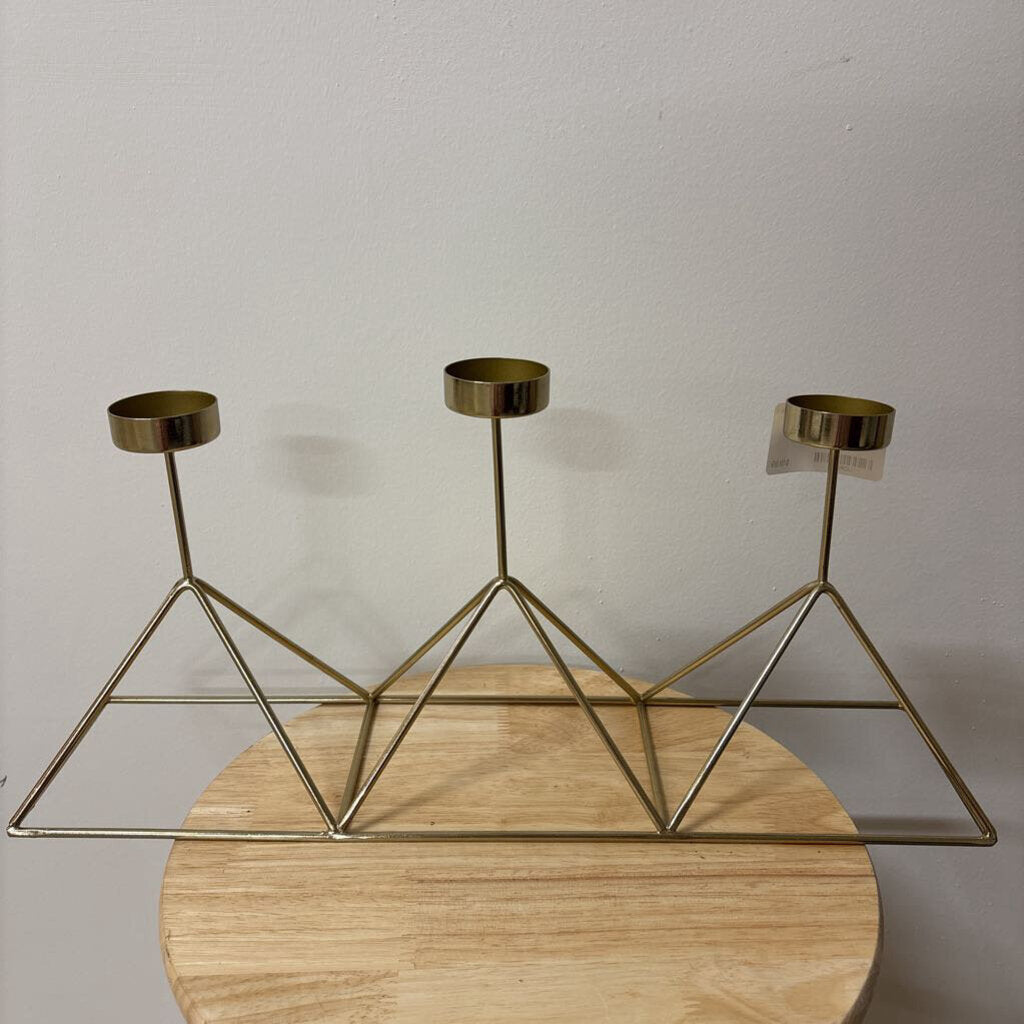 Gold Wire Tea Light Holder
