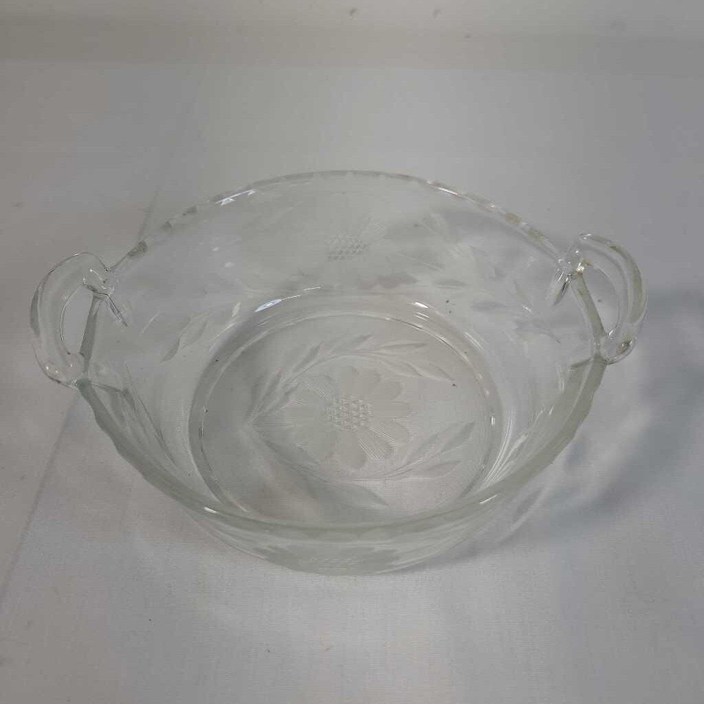SCALLOPED EDGE CORNFLOWER DISH