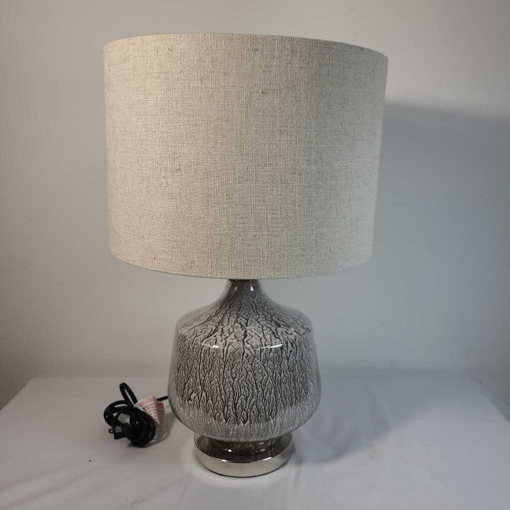 MIRRORED GLASS LAMP