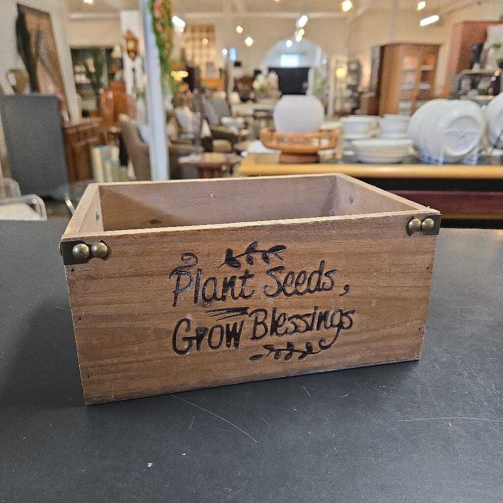 PLANT SEEDS GROW BLESSINGS BOX