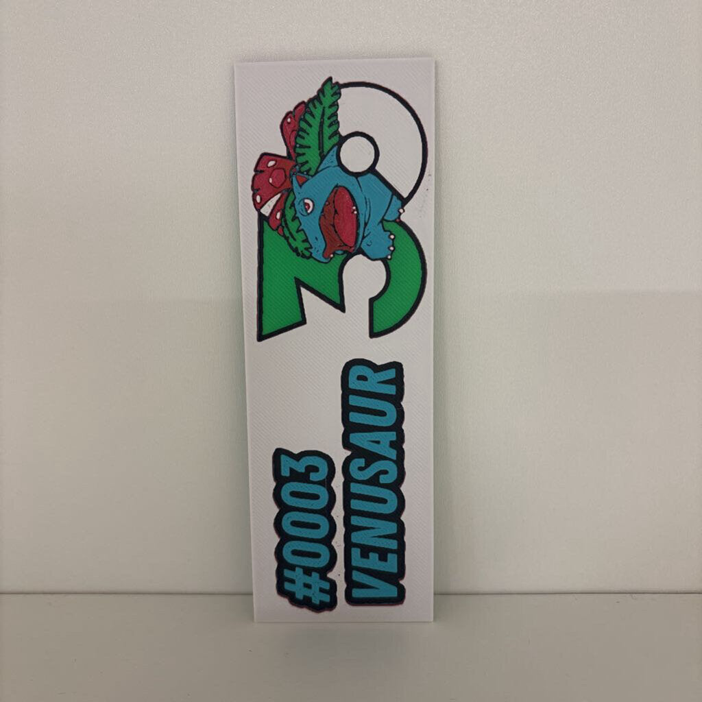 Venusaur 30th Anniversary Bookmark
