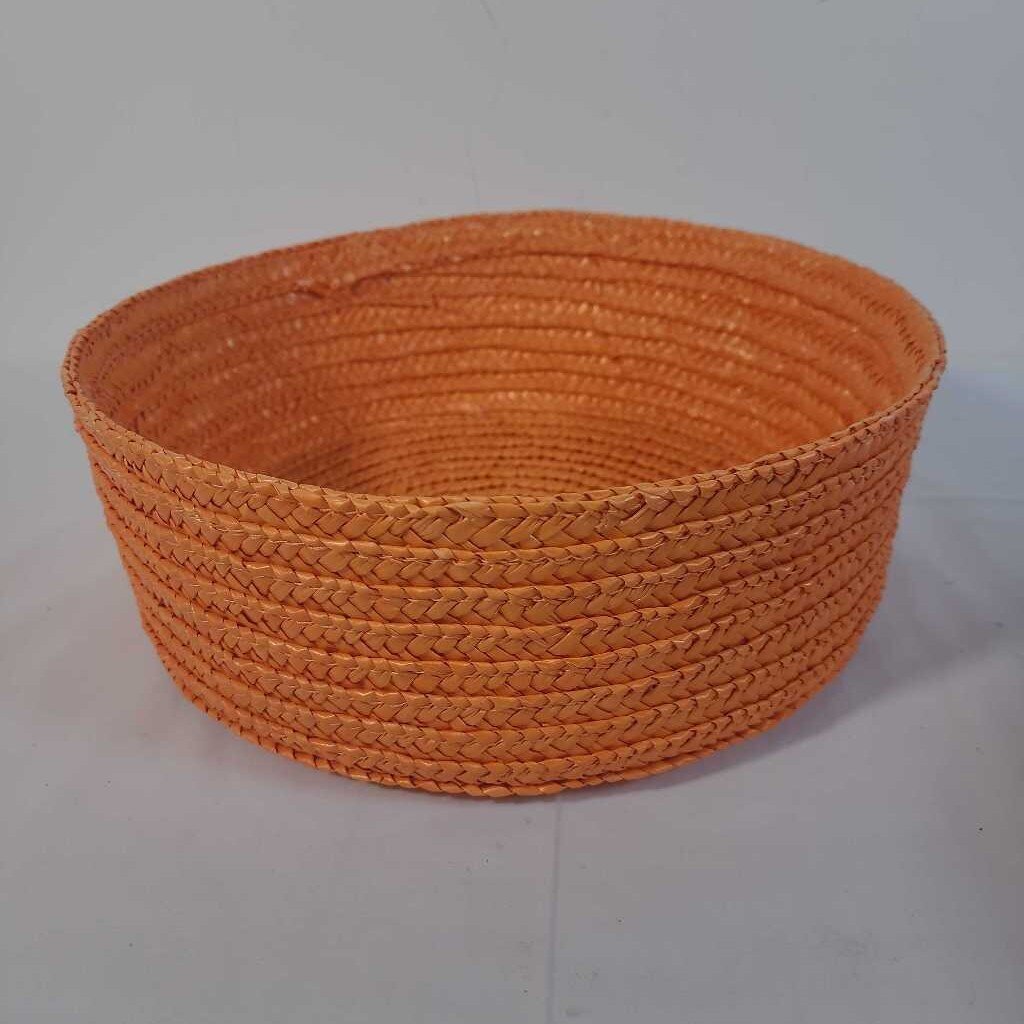 ORANGE DECORATIVE BASKET