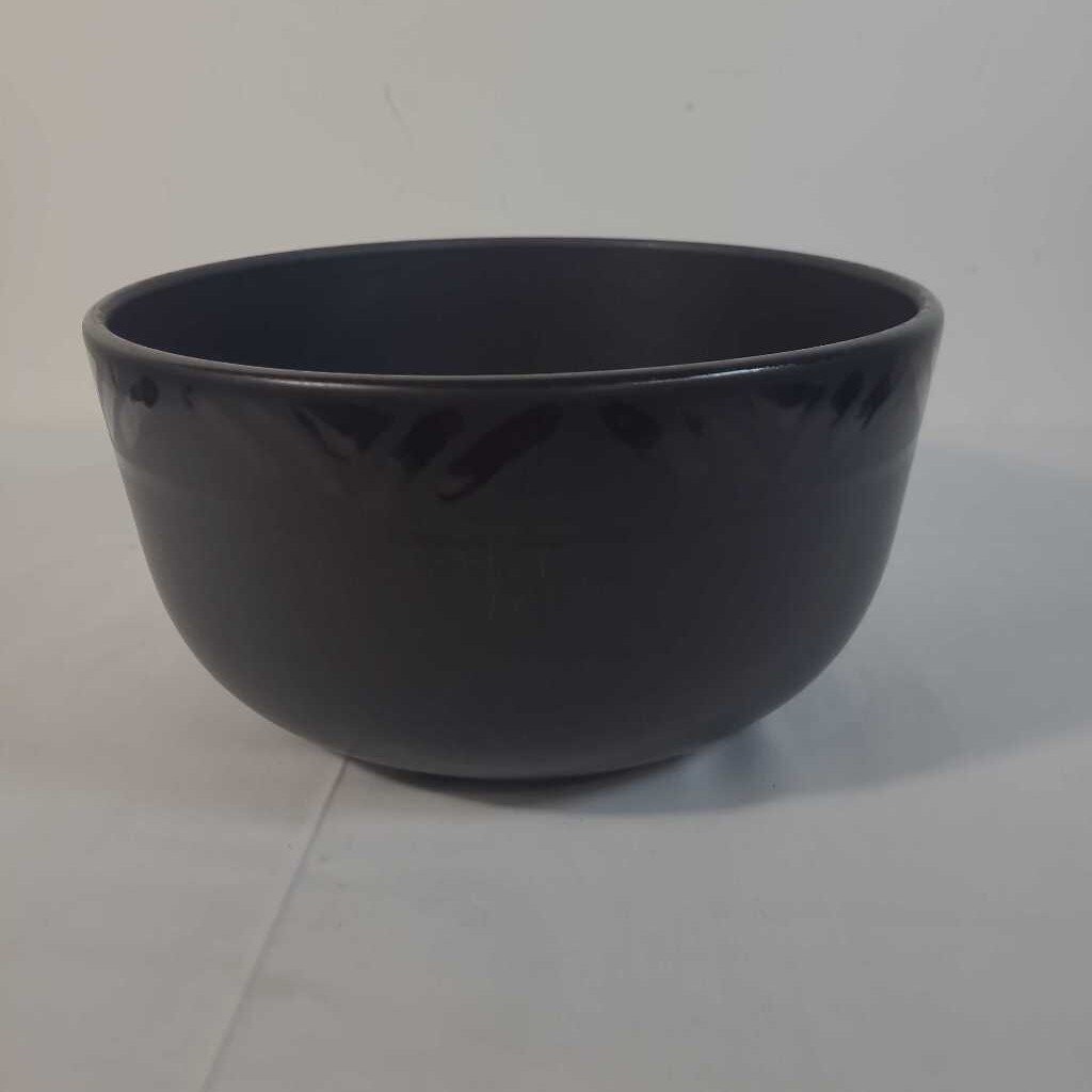 DARK GREY CERAMIC BOWL