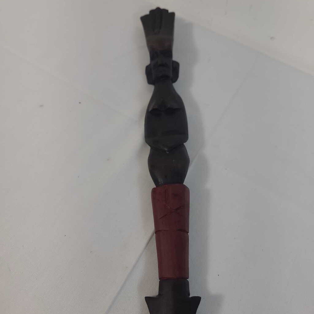 AFRICAN CARVED TRIBEL SPEAR~A