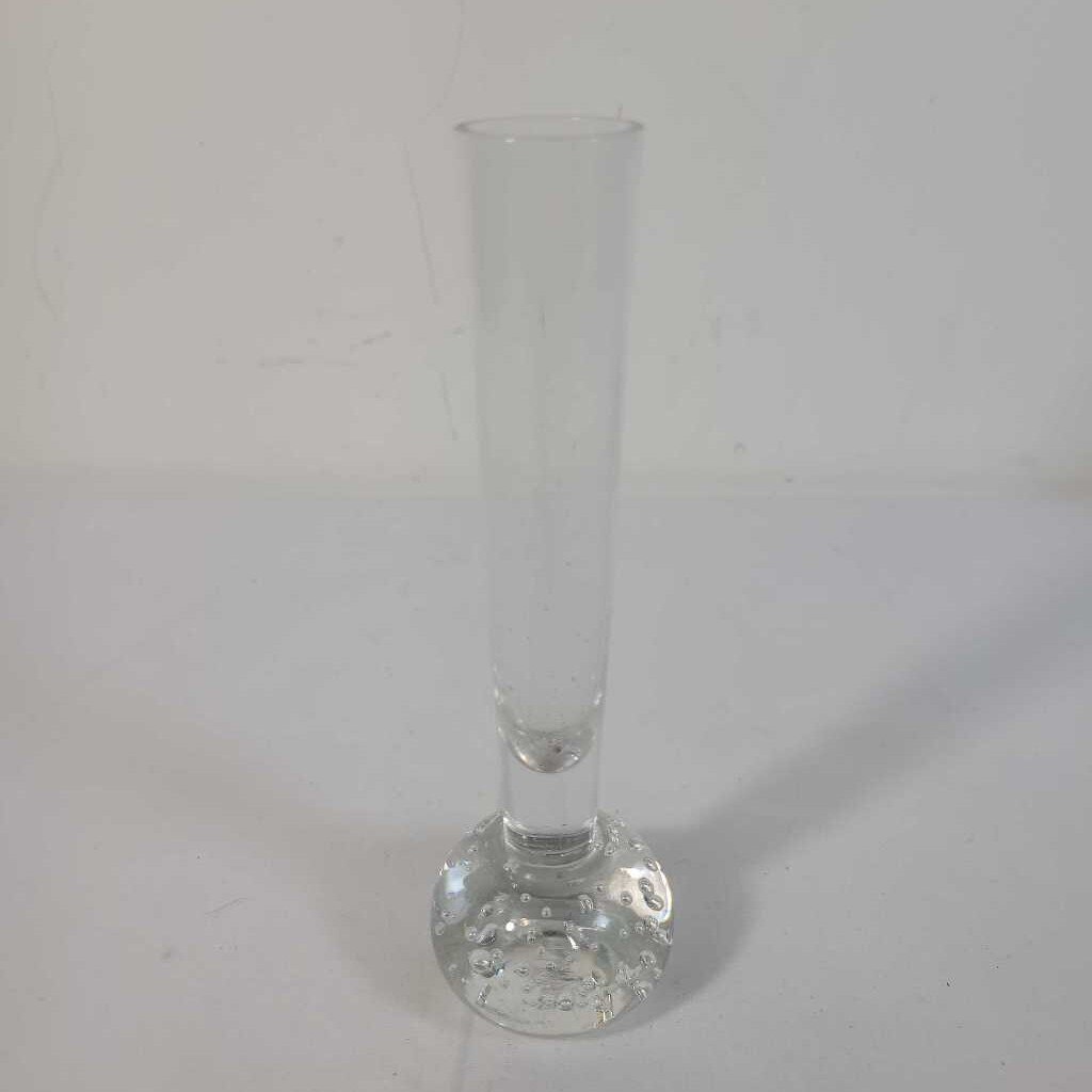 BUBBLE GLASS BUD VASE