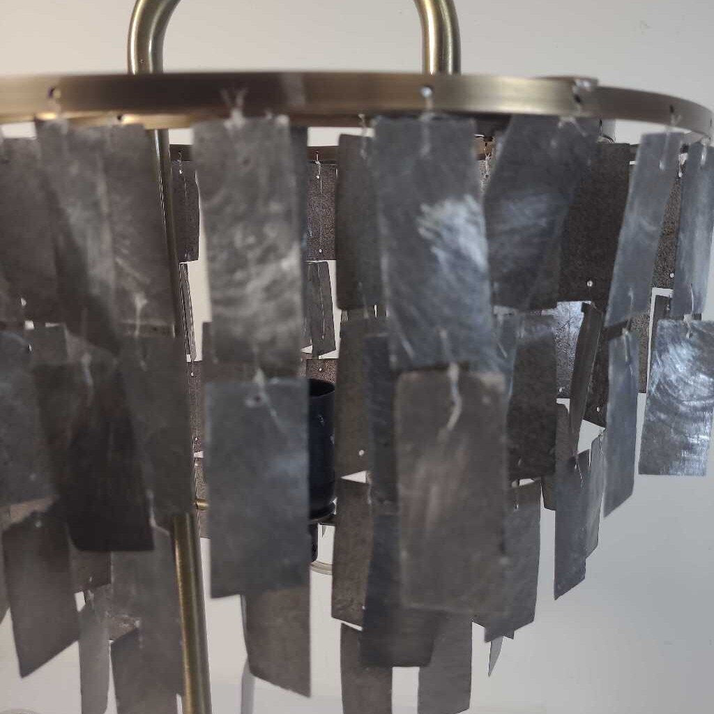 AMABEL CAPIZ BRASS TABLE LAMP