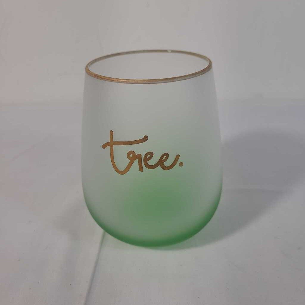 STEMLESS WINE GLASS~TREE