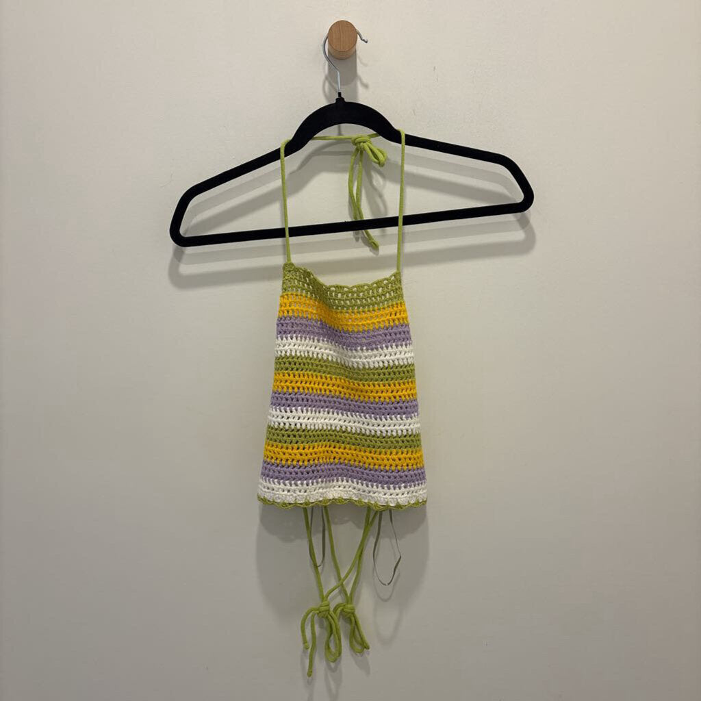 ZARA - NWOT CROCHETED SUMMER FESTIVAL TOP