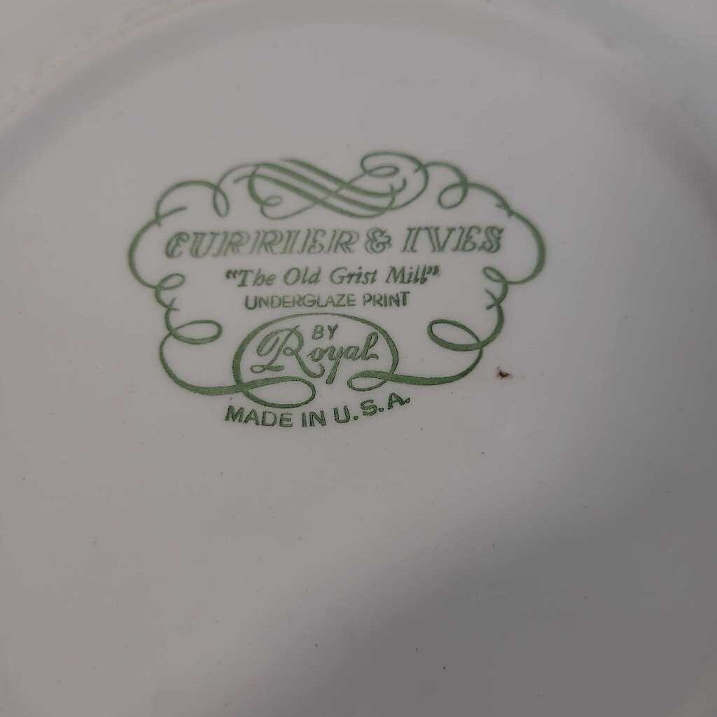 THE OLD GRIST MILL PLATE