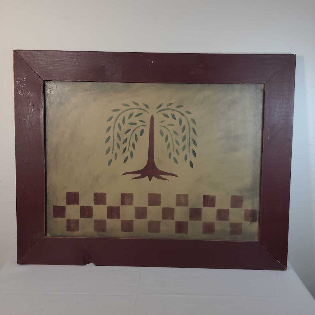 BURGUNDY COUNTRY WALL ART