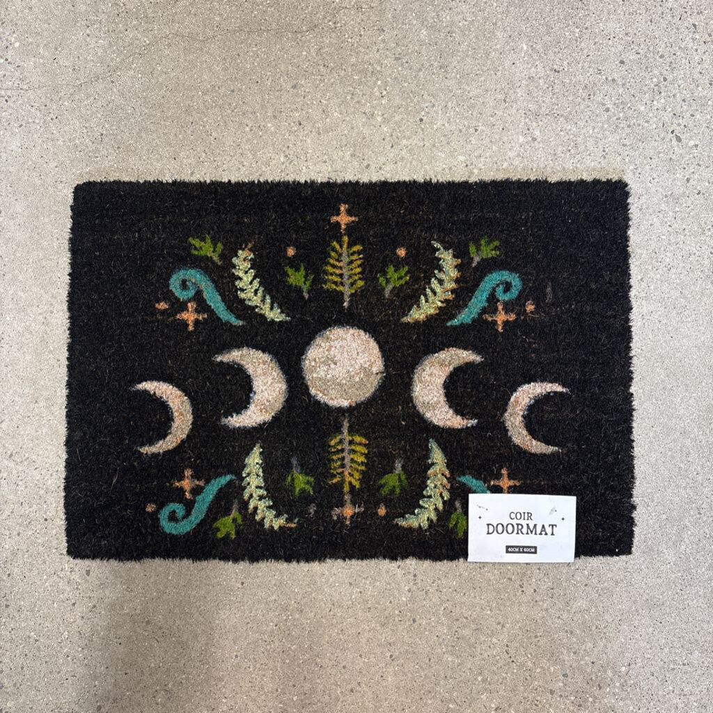 DARK FOREST MOON PHASE DOOT MAT