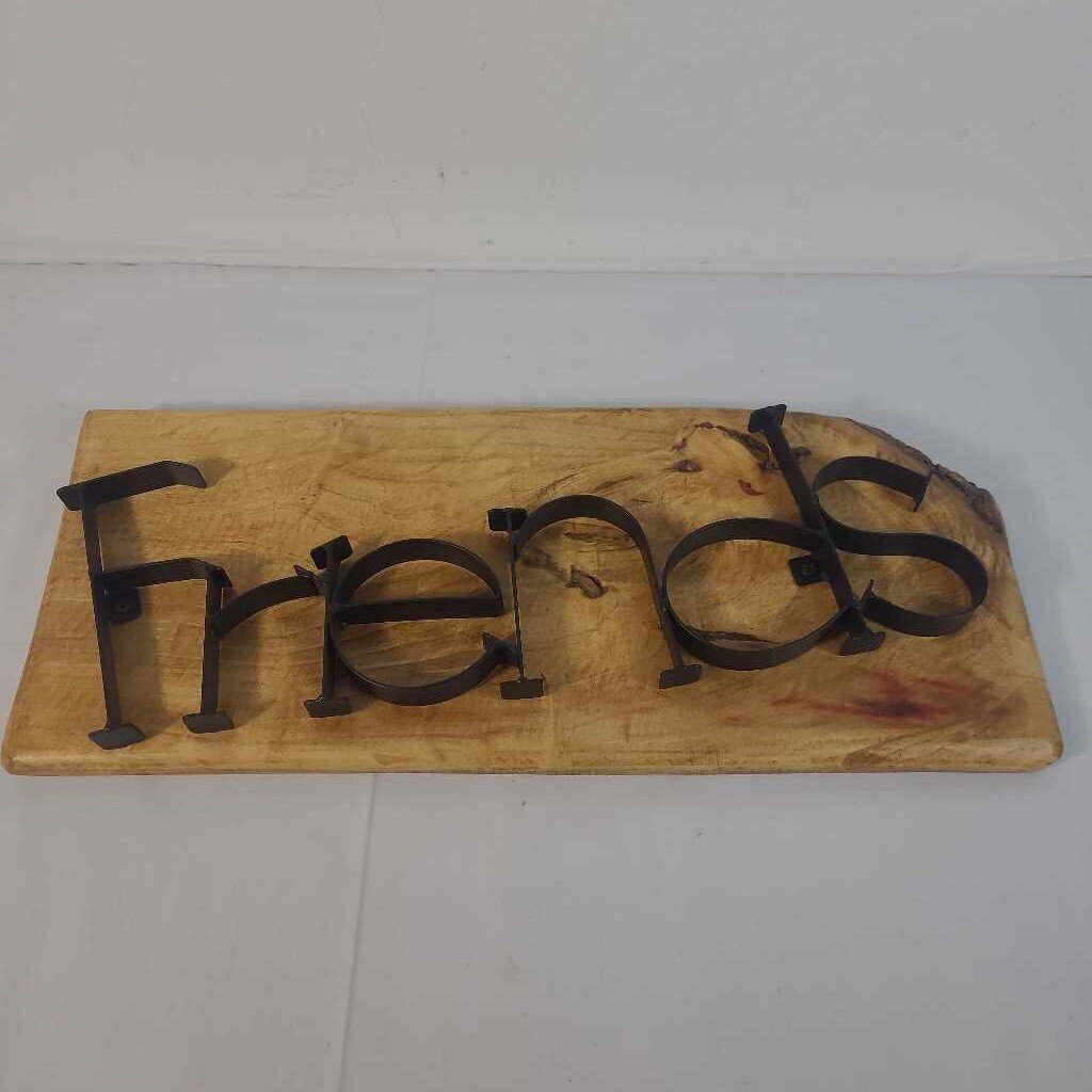 FRIENDS WOOD SIGN