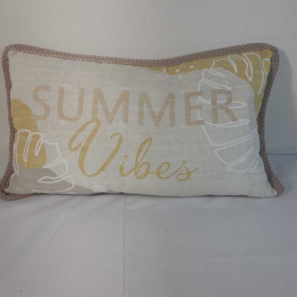 SUMMER VIBES LUMBAR PILLOW