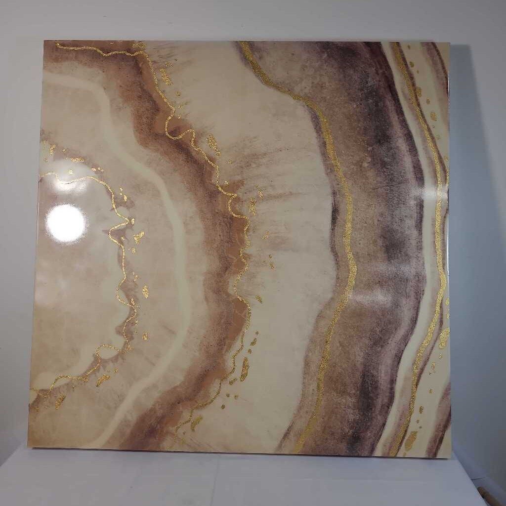 GOLD POUR CANVAS